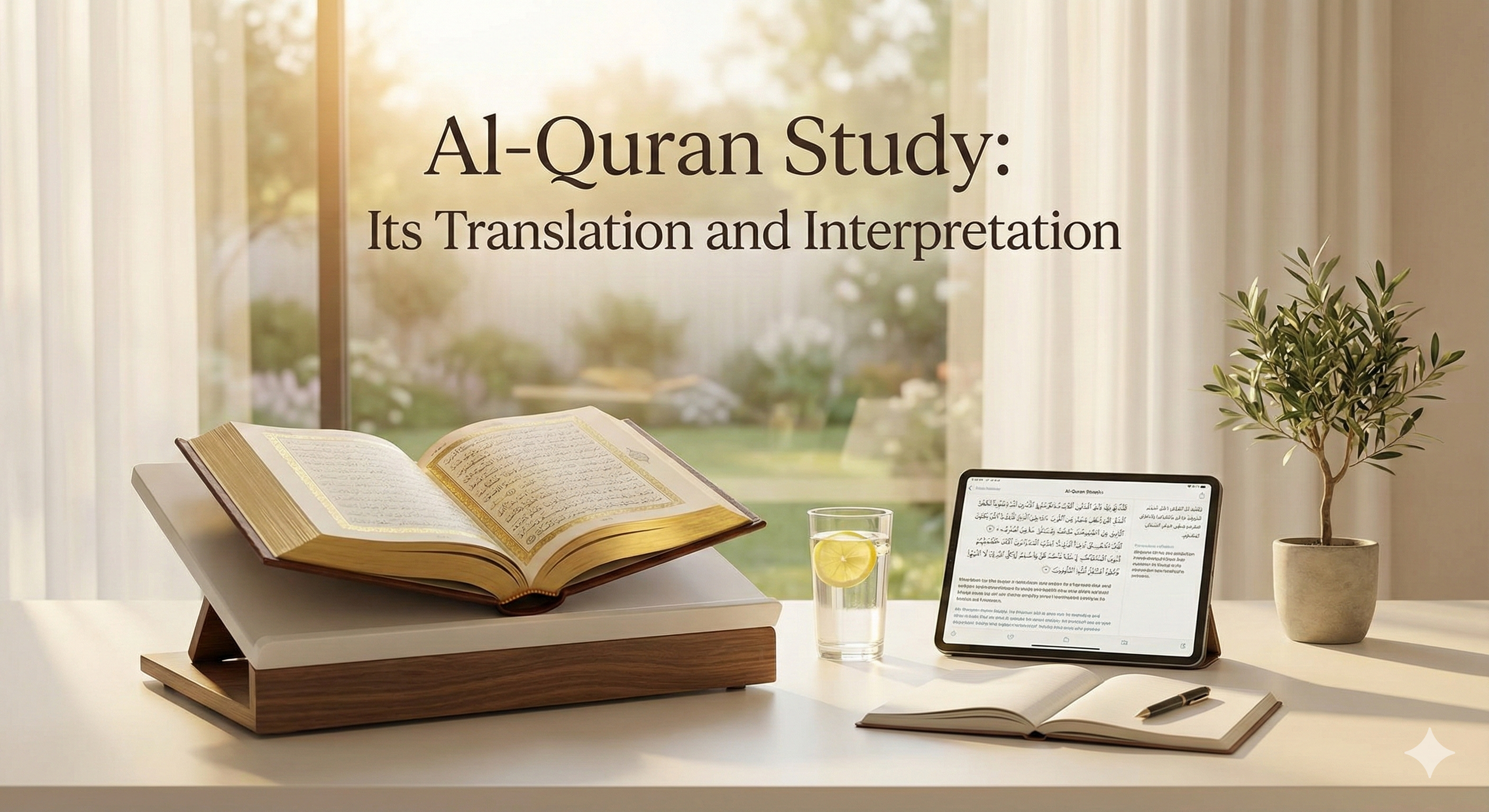 Al – Quran Study- its translation and interpretation